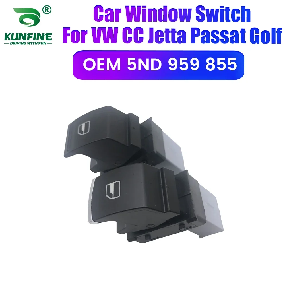 

Car Window Switch Button Front Left Power Master Control For VW CC Jetta Passat Golf Tiguan 2005-2011 Part NO. 5ND 959 855