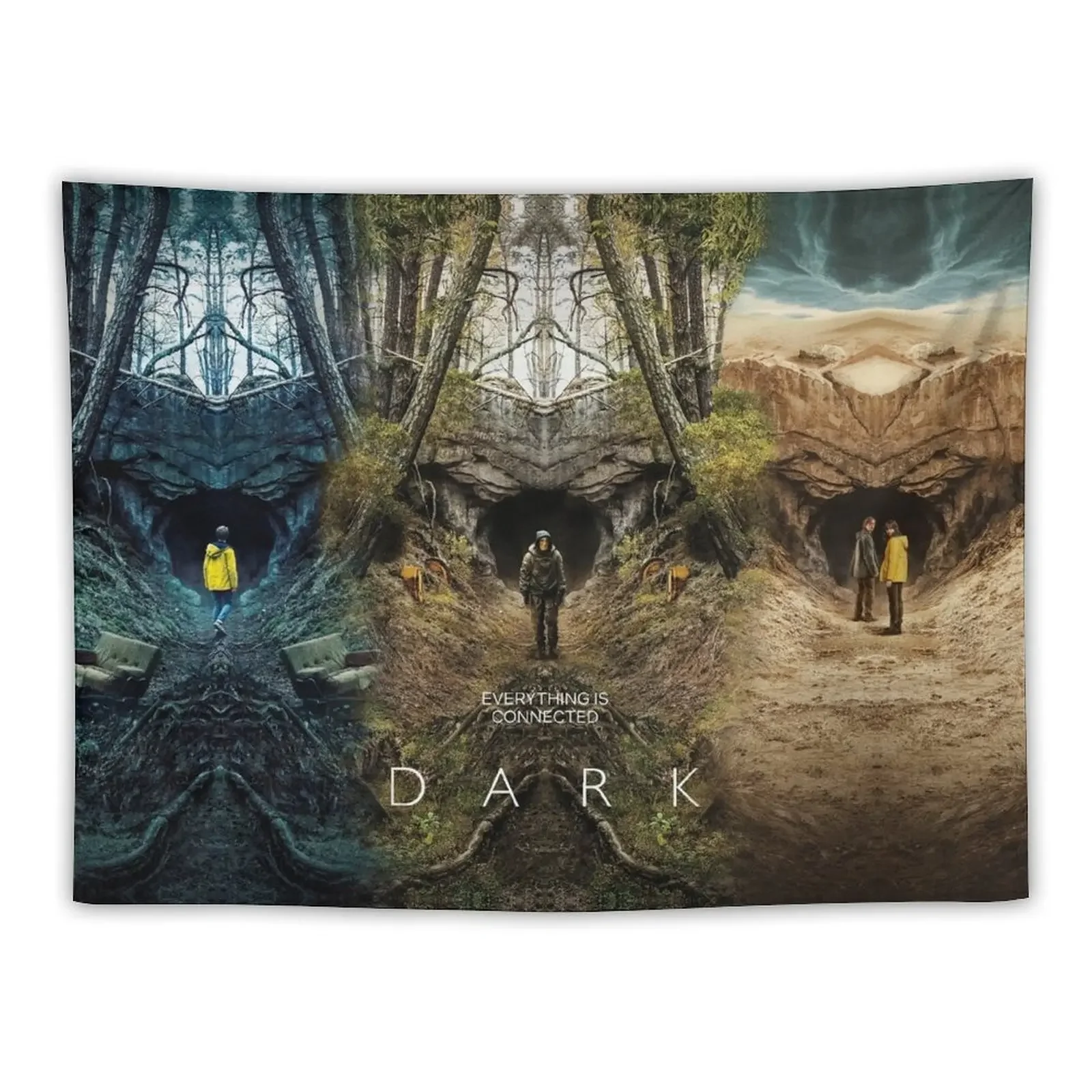 

DARK season 1 2 3 poster Tapestry Decorative Wall For Bedroom Tapestry