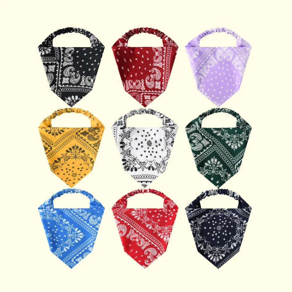 Picture 4: 2025 New Fashion Bohemian Style Cashew Flower Elastic Triangle Headband Girl Women Hair Accessories Jewelry Gifts Wholesale