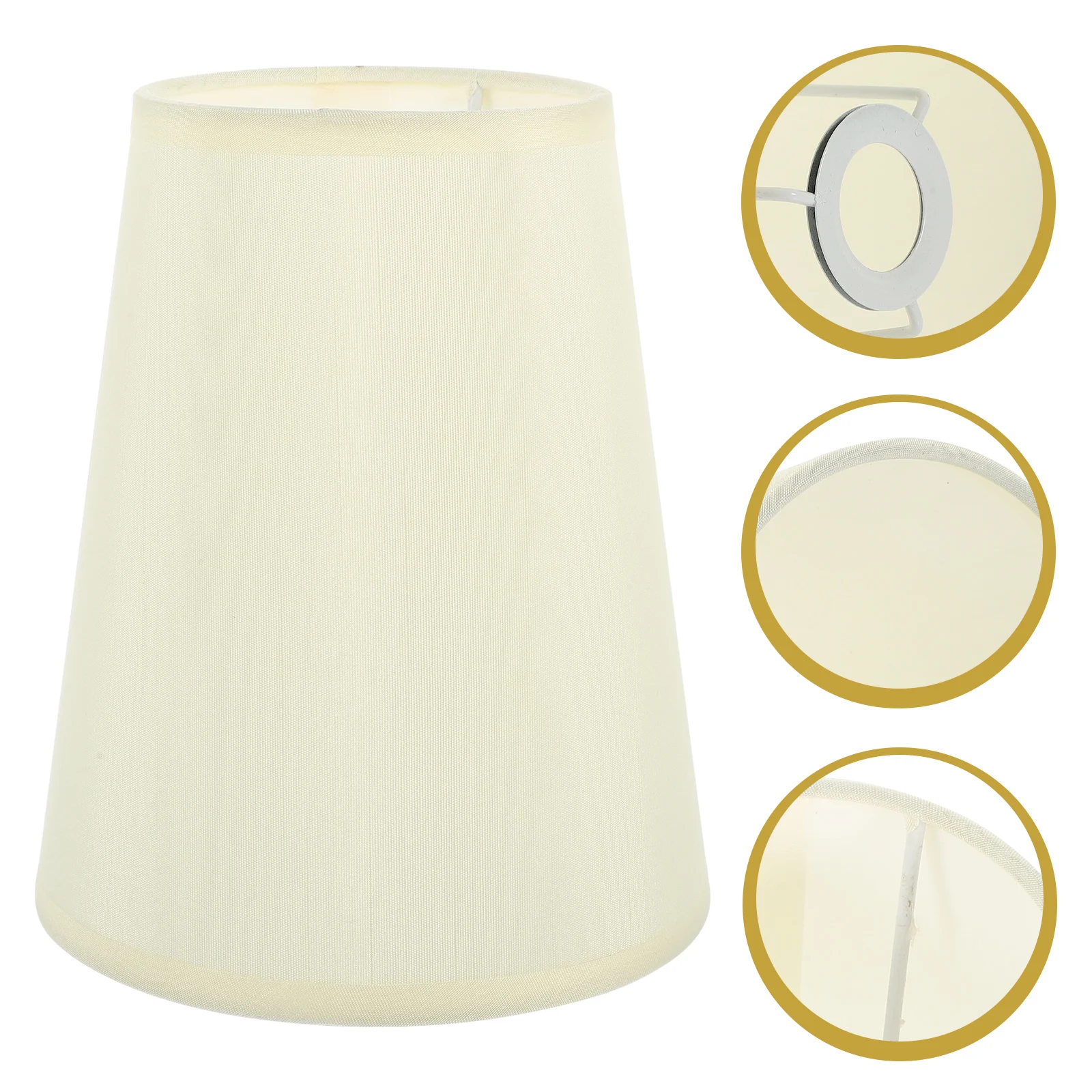 

Semi-circular Table Lamp Cover Desk Pendant Shade Decorate Lampshades Iron Replacement Replacements Fabric Office