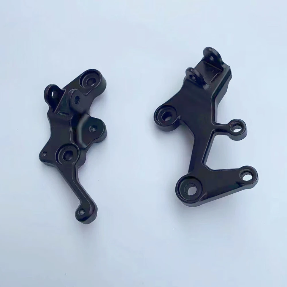 1 buah braket pedal kaki Kawasaki NINJA 400/Z400, braket pedal kaki depan dan belakang aluminium paduan