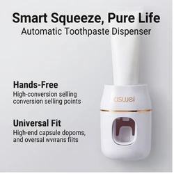 1pc Automatic Toothpaste Refill Rack – Squeezer & Storage Dispenser for Bathroom Organization