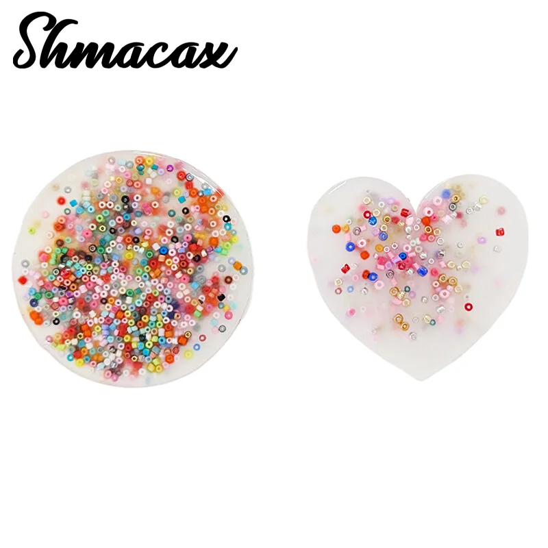 

1PC Round/Love Picky Pad Party Sensory Decompression Prop Stress Relief Squeezing Pocket Pads Skin Picking Fidget Toys