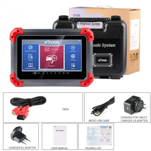 

Automotive Diagnostic Tool XTOOL D7 Bi-Directional Scan Tool Support OE Level Full Diagnosis with 26+ Services IMMO/Key Programm