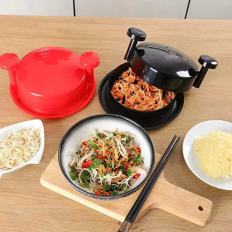 Máquina rebanadora y picadora de carne de pollo, desmenuzadora de carne de pollo Bao, máquina para picar pollo ﻿
