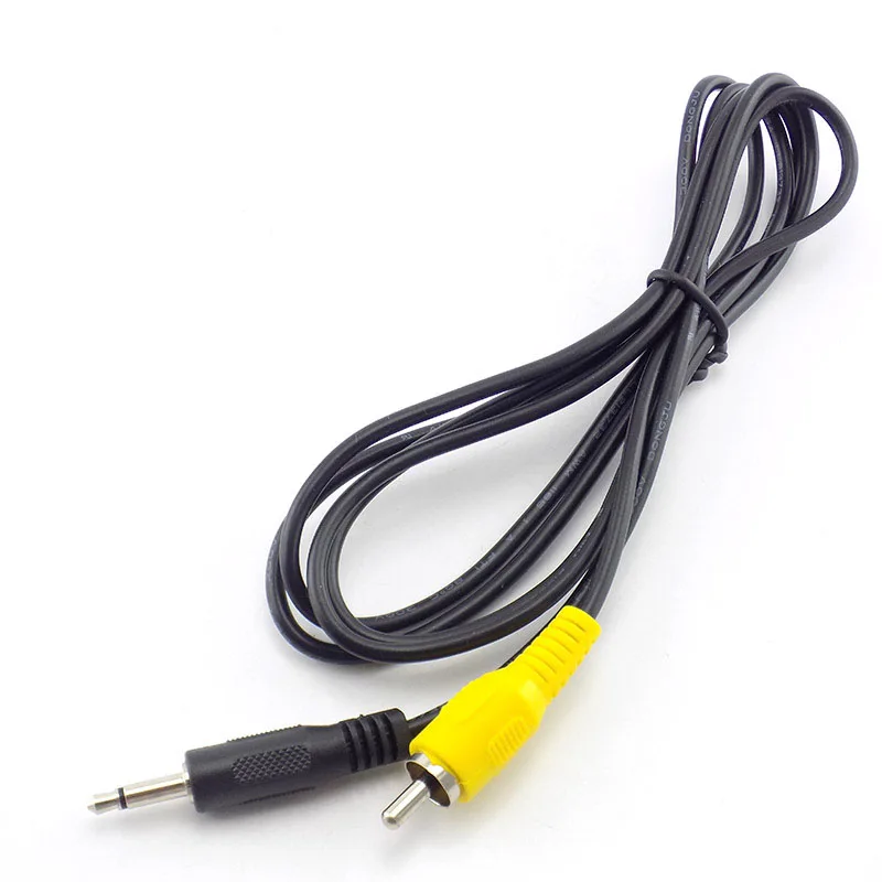 3.5mm Mono Plug to RCA Male Jack Video AV Cable 1.5Meter