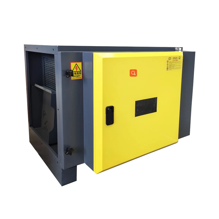 ESP Smoke Filter With 2000M3/h For Commercial Kitchen Remove Fume Odour Grease Coffee Roaster Electrostatic Air Cleaner