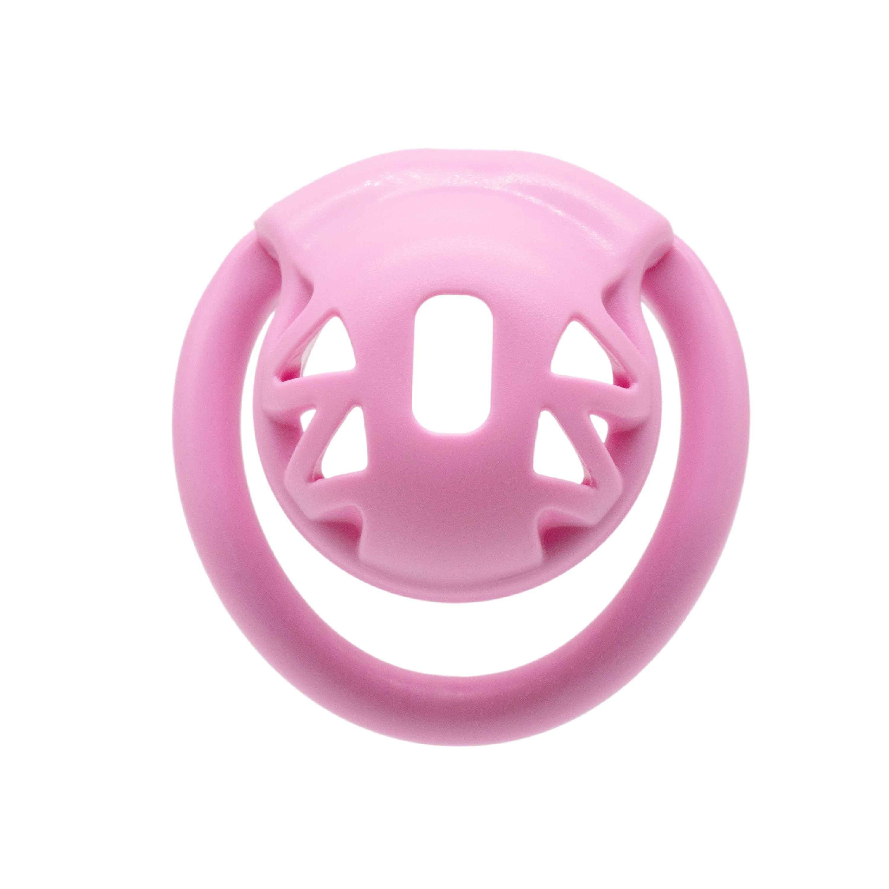 قفص العفة ذو الغطاء المجوف مع قفل مدمج - ضبط النفس الأعضاء التناسلية للذكور للتنصب SM ولعبة الرقيق الذكور BDSM #3