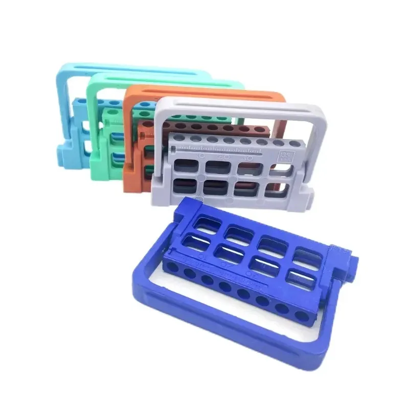 3pcs/pack 8 Holes/16 Holes Lab Endo File Holder Labs Endo Box Block Sterilization Autoclavable Lab Tool