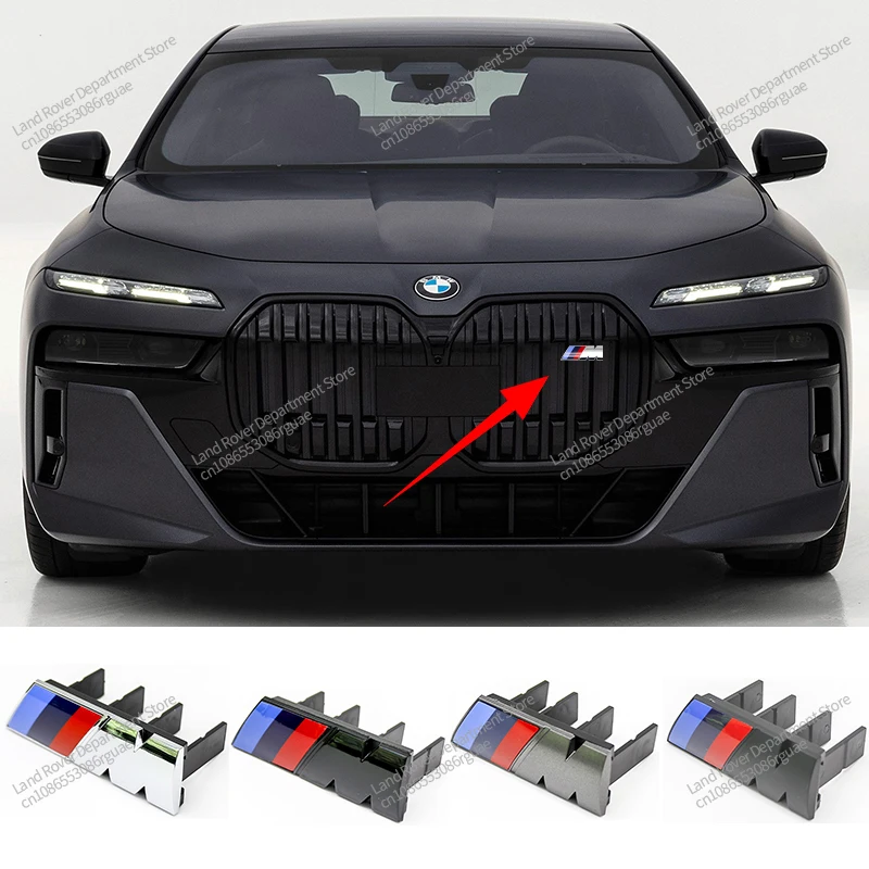 Car Front Grille Badge Emblem For BMW M Logo G60 E60 E46 X3 X4 X5 X6 F48 G01 E84 E83 F39 F10 F30 G11 G07 G86 G80 E90 E60 E61 E93