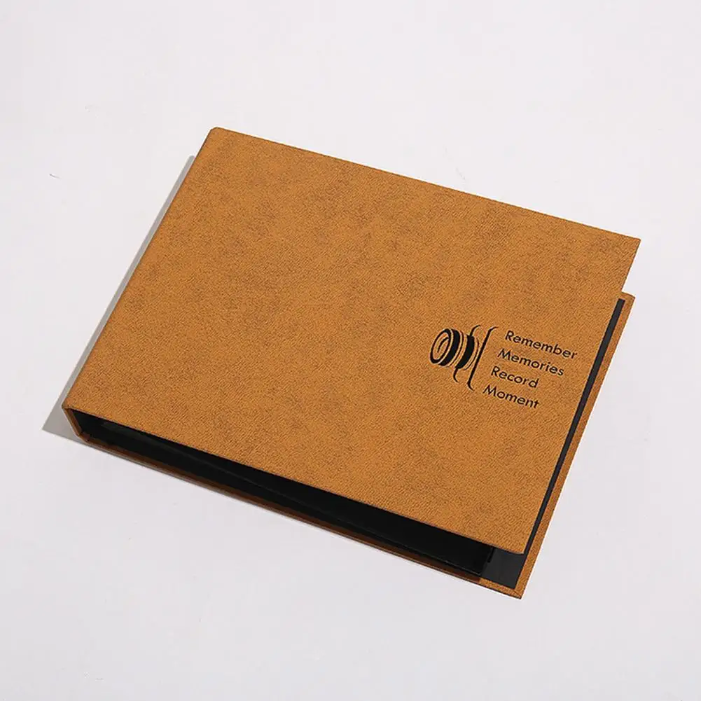 Photo Book Photo Album Scrapbook with Waterproof Film Pages Refillable Coil Binding Memory Book Flat-lay Design for Travel