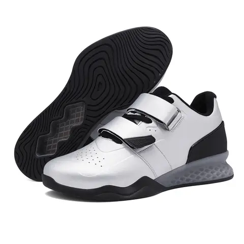Weightlifting Shoes Professional  Men Women Powerlifting Squat Training Hard Sole Gym Shoes with Stable Heel Non Slip Design