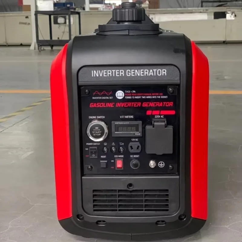 Customized Camping Use FW3600iSE 220V 50Hz Electric Start Inverter Generator Pure Sine Wave 12V DC Portable Petrol Generator