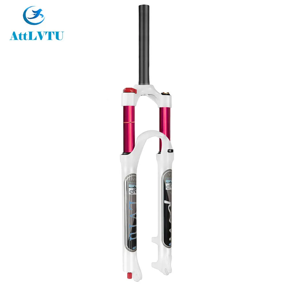 

Mountain Bicycle Suspension Fork, MTB Bike Air Fork, Magnesium Alloy, Straight or Tapered, 26 ", 27.5", 29"