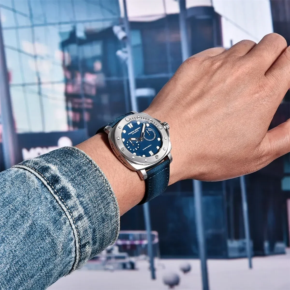 PAGANI Design Original New Men Automatic Watch Power display Diver Luxury Watches Waterproof Sapphire Mechanical Watch for Men