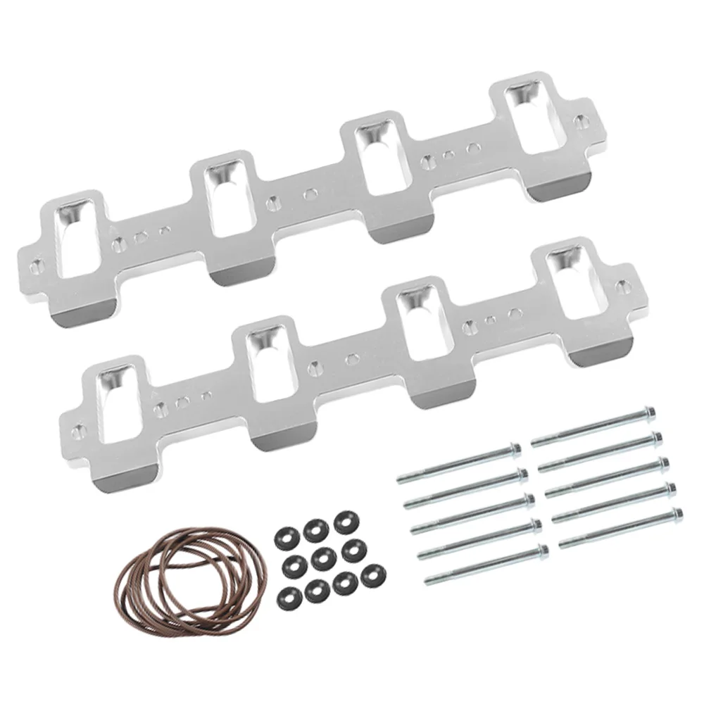 

2 pcs Intake Manifold Adapter Plate with Bolts and Washers accessories For LS1 Cathedral Port Cylinder Head to LS3 LSA ZL1 CTS-V