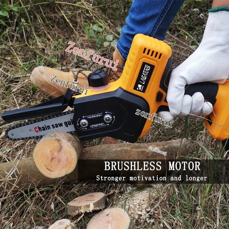 Brushless Motor Portable Power Tools Lithium-ion Battery Saw Rechargeable 21V Electric Mini Chain Saws