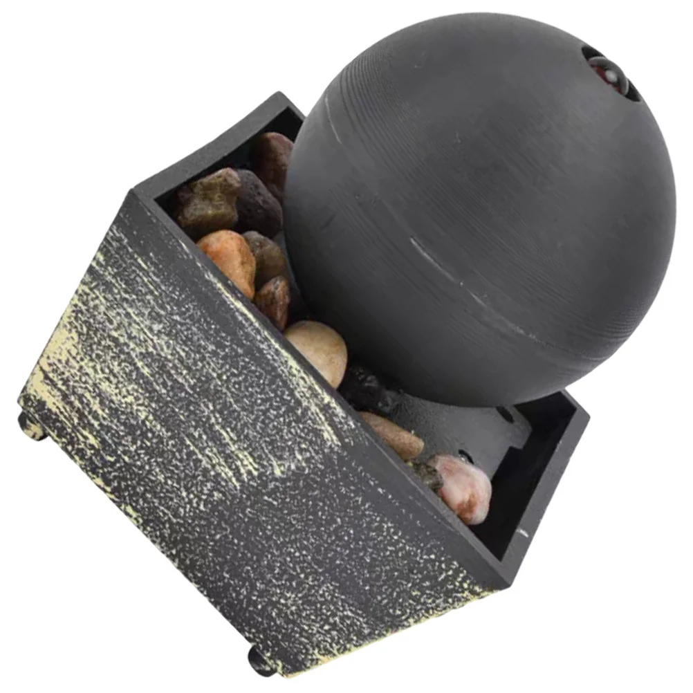 

1Set Indoor Tabletop Waterfall Fountain Unique Design Artistic Decoration Financial Prosperity Water Fountains Indoor