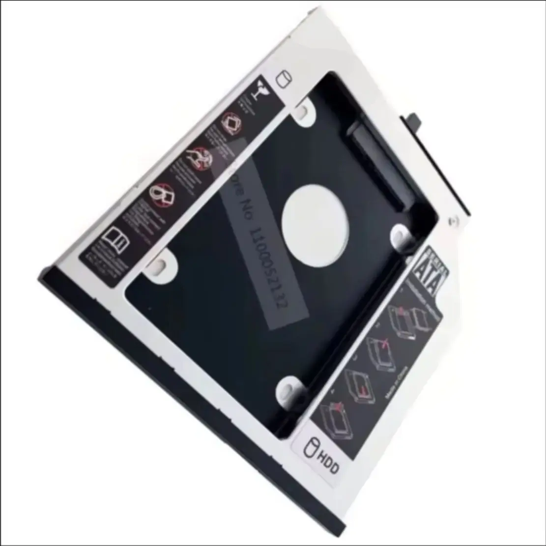 9.5mm 2nd 2.5 HDD SSD Hard Drive Optical bay Caddy Bracket for Lenovo ThinkPad T400 T400s T410 T410s T410si T410i T420s T430s