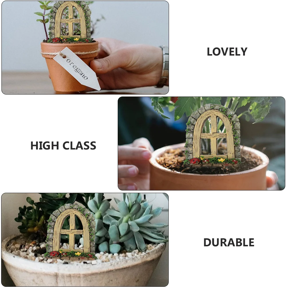 

4Pcs Fish Tank Miniature Garden Resin Decoration Aquarium Durable Landscape Ornament Lovely Home Office Micro Landscape DIY