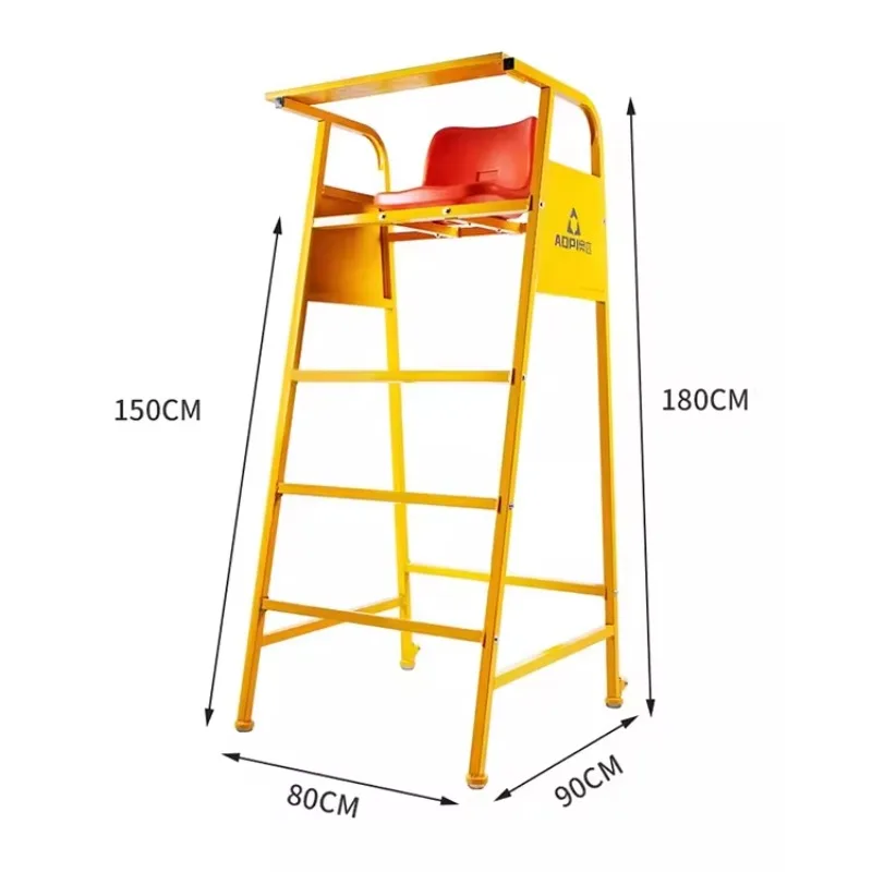 2026 Steel Pipe Movable Referee Chair Universal for Volleyball and Badminton Match