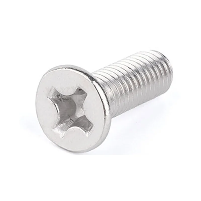 Tornillos de máquina avellanados de acero inoxidable 304, tornillo cruzado Phillips de cabeza plana M3 M4 M5, Kit de fijación de Hardware, 10/50 Uds.