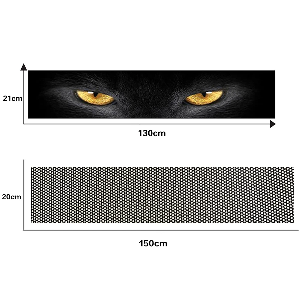 20cmx150cm Car Front Windshield Stickers Anti-UV Privacy Window Stickers for Auto Front Windshield Side Blocks Cover Film