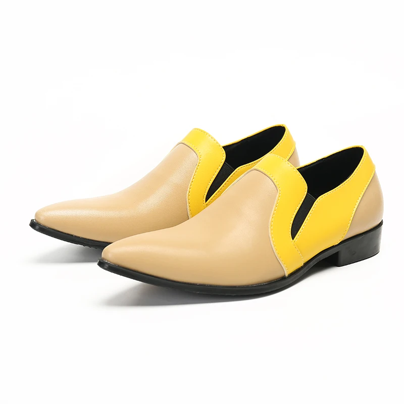 

Zapatos 2023 Plus Size Italian Original Pointed Toe Real Leather Business Man Shoes Formal Slip on Gentleman Casual Dress Shoes