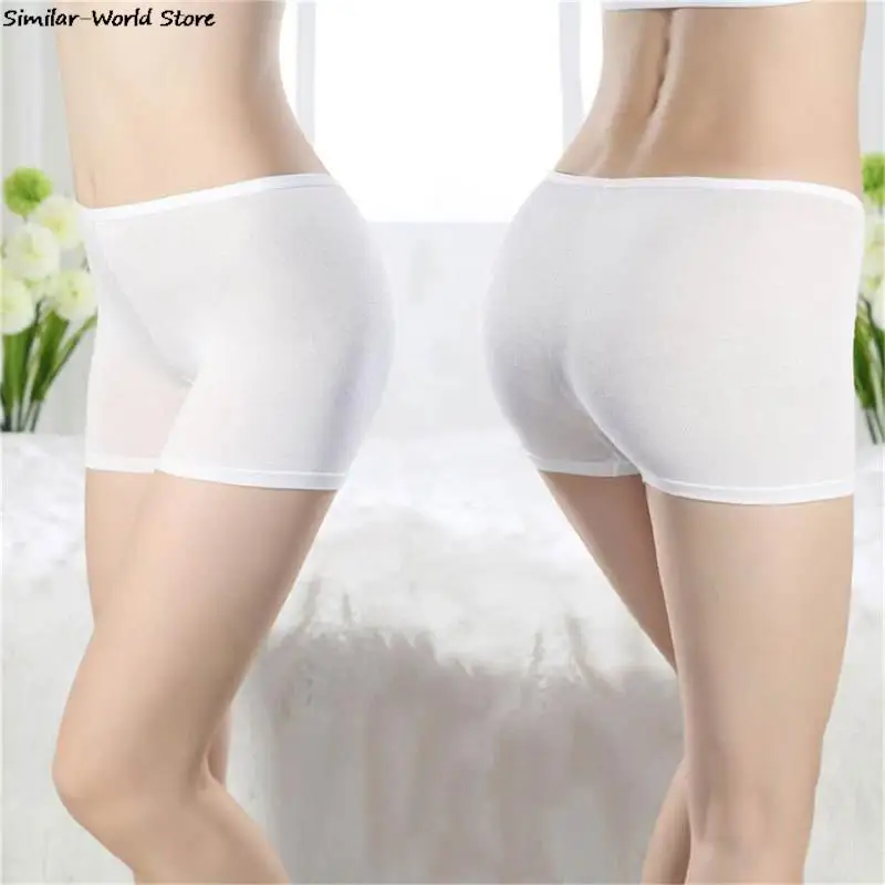 Soft Cotton Seamless Safety Short Pants Summer Under Skirt Shorts Modal Ice Silk Breathable Short Tights Underwear