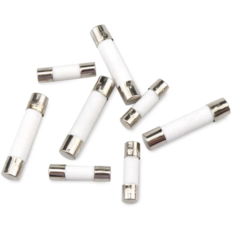 

10pcs 5*20mm 6*30mm 250V Ceramic Fuse 5x20 6x30 mm 0.5 1 2 3 4 5 8 10 15 20 25 30A Ceramic Fuse