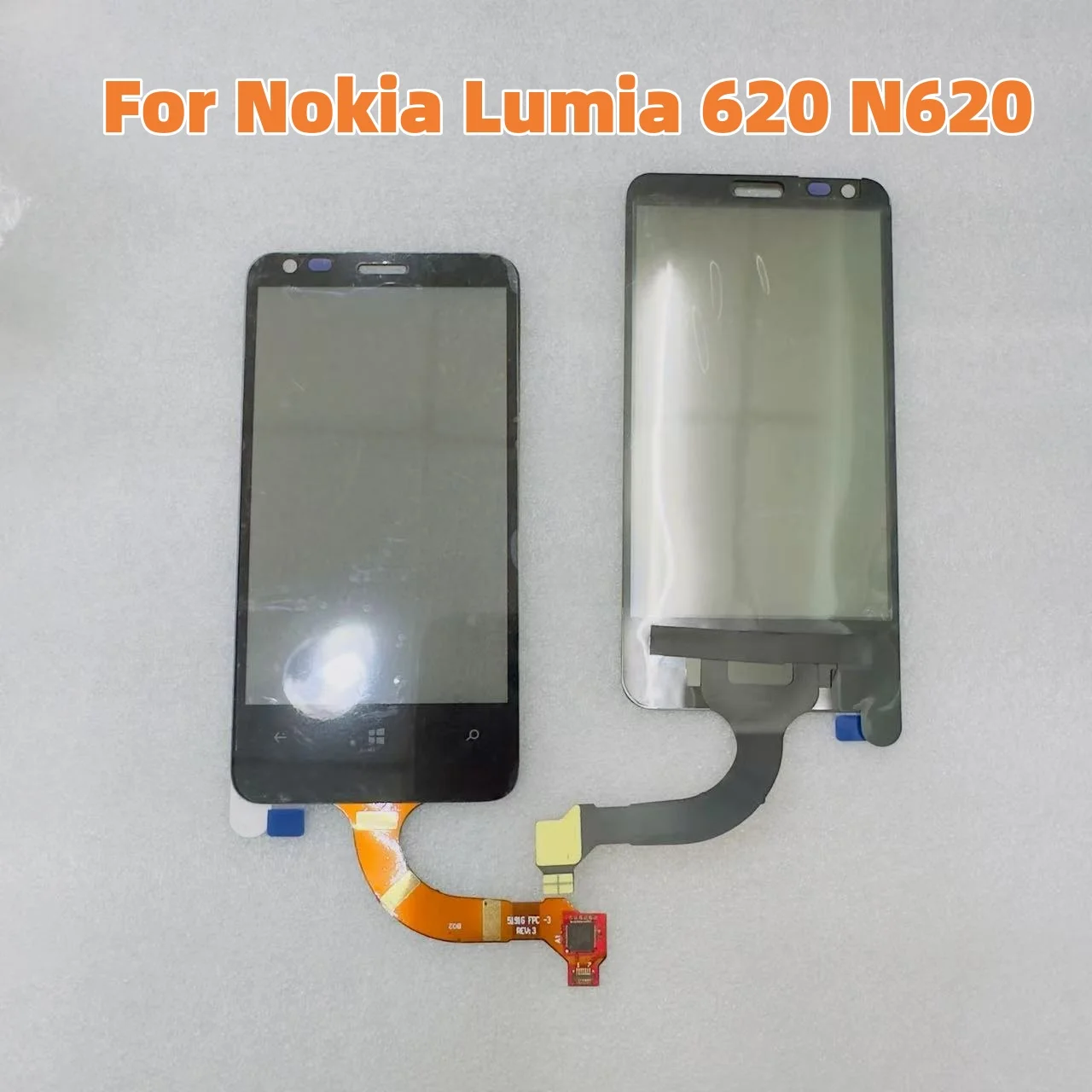 

3,8-дюймовый сенсорный экран для Nokia Lumia 620 N620, дигитайзер сенсорного экрана, панель объектива, сенсорное переднее стекло с заменой инструментов