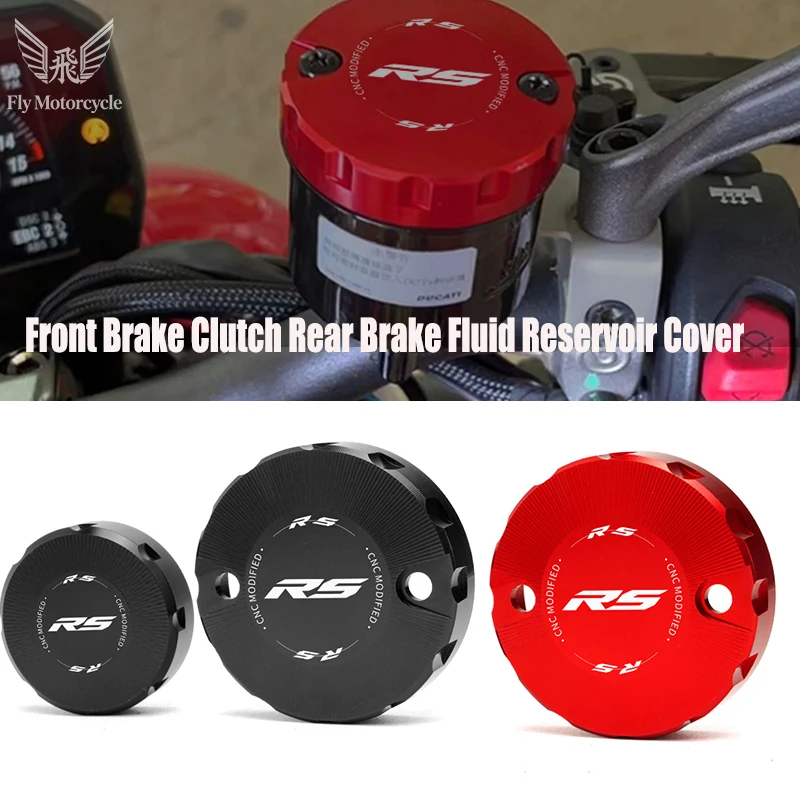 Accessories For Aprilia RS 660 Tuono RS660 RSV4 RS V4 1100 RSV 1000 Mille Motorcycle Front Rear Brake Fluid Reservoir Cover Caps