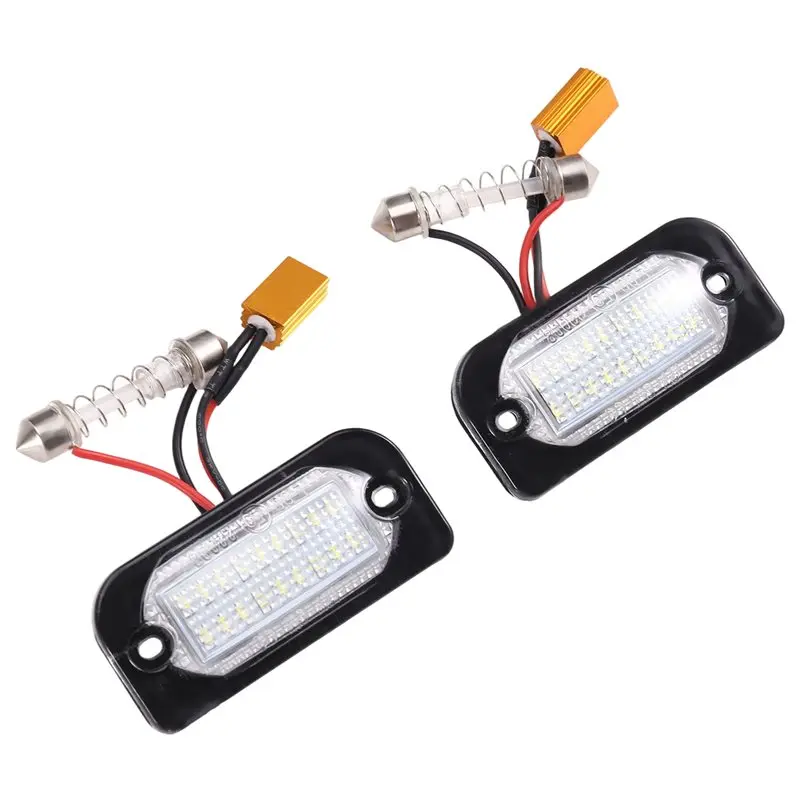 

Powerful Car LED Rear License Plate Lights For W203 2D Car Accessories