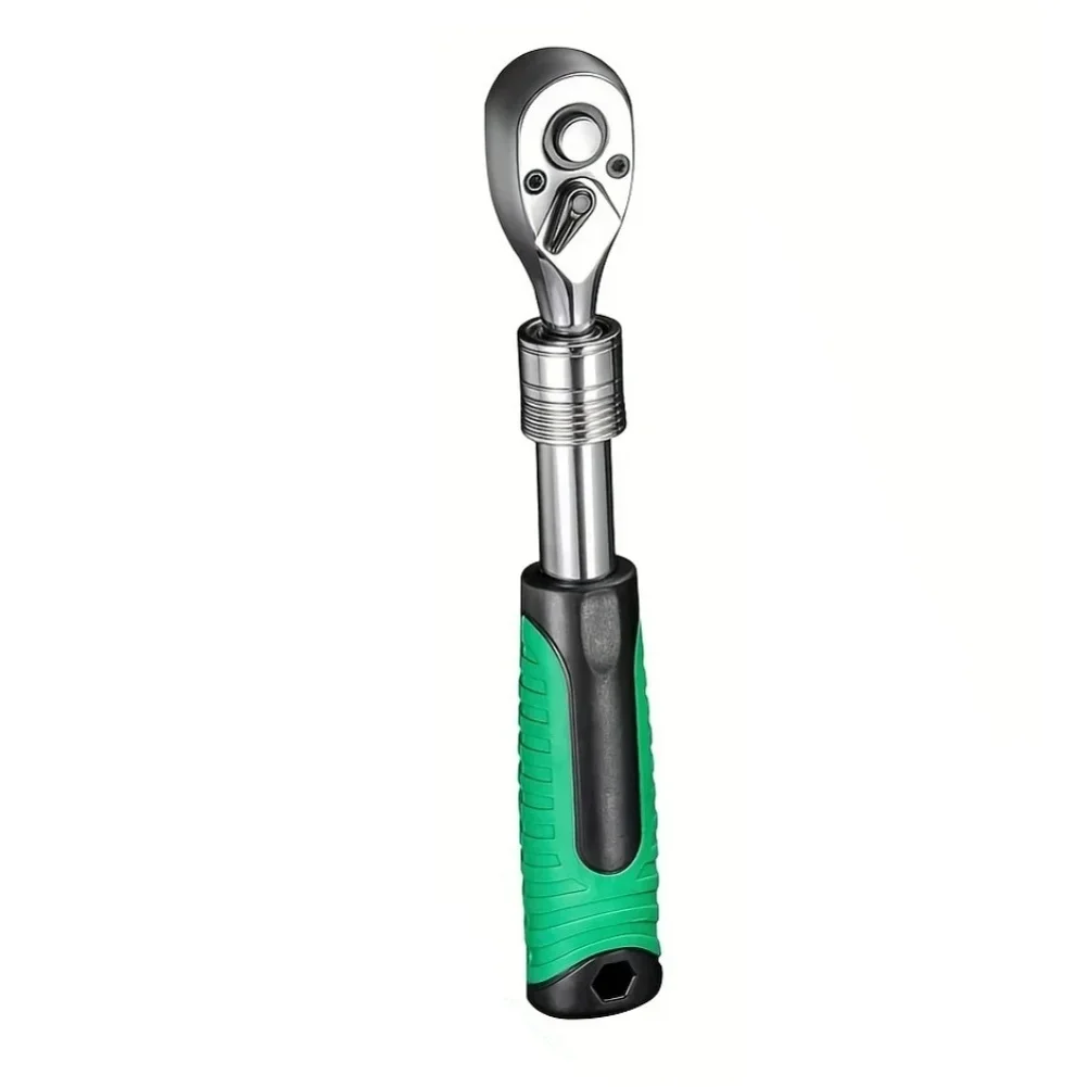 Drive Socket Ratchet Wrench with 14 Inch Extendable Handle 72 Tooth Ratchet and Quick Release for Precise Work in Tight Spaces