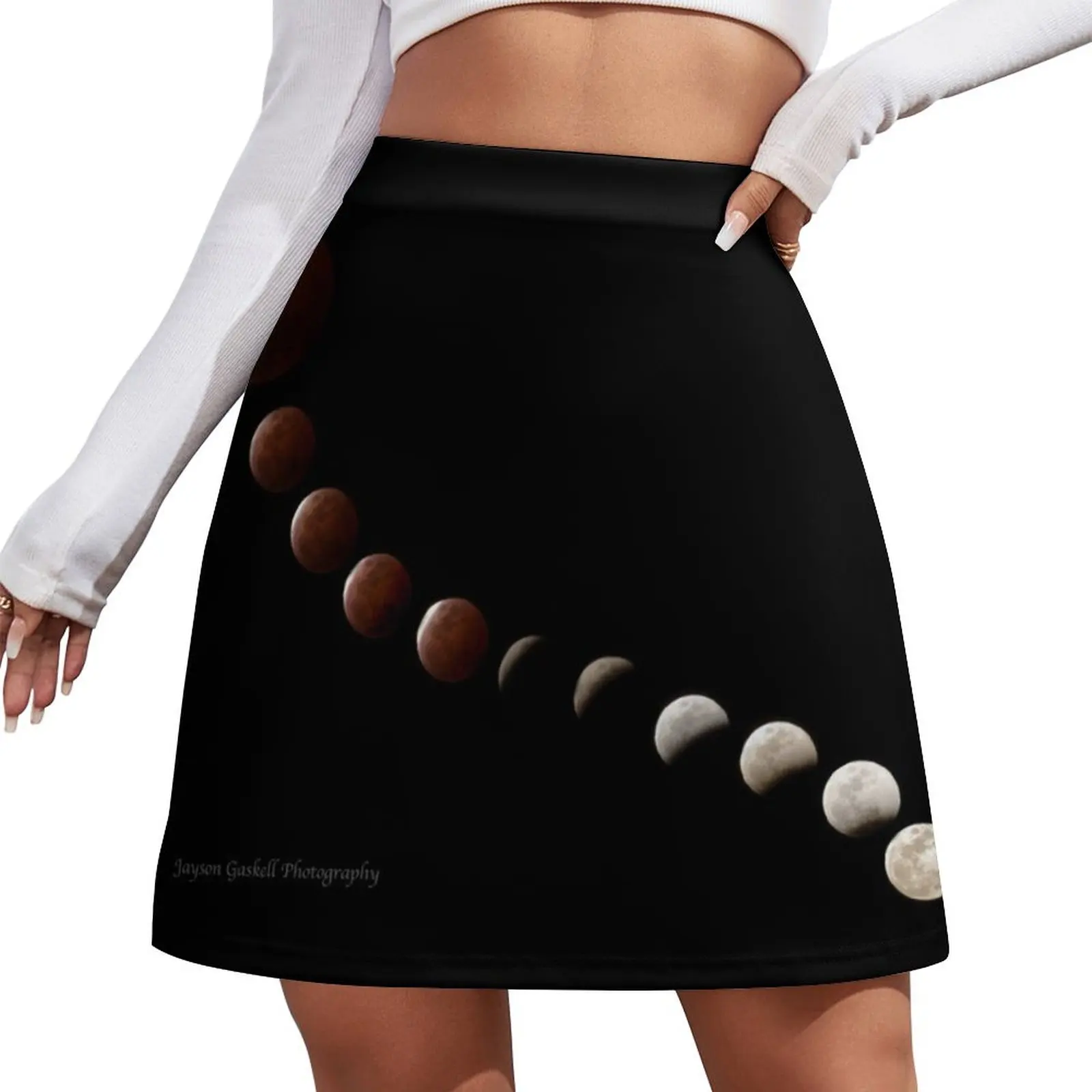 

Total Lunar Eclipse 2014 Mini Skirt Korean clothing korean style Womens dresses