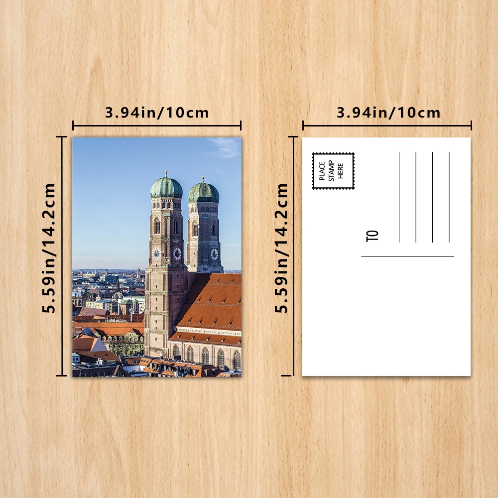 32pcs, world architecture postcards, wall stickers, mailing cards, greeting cards, DIY postcards, souvenir postcards, decorative