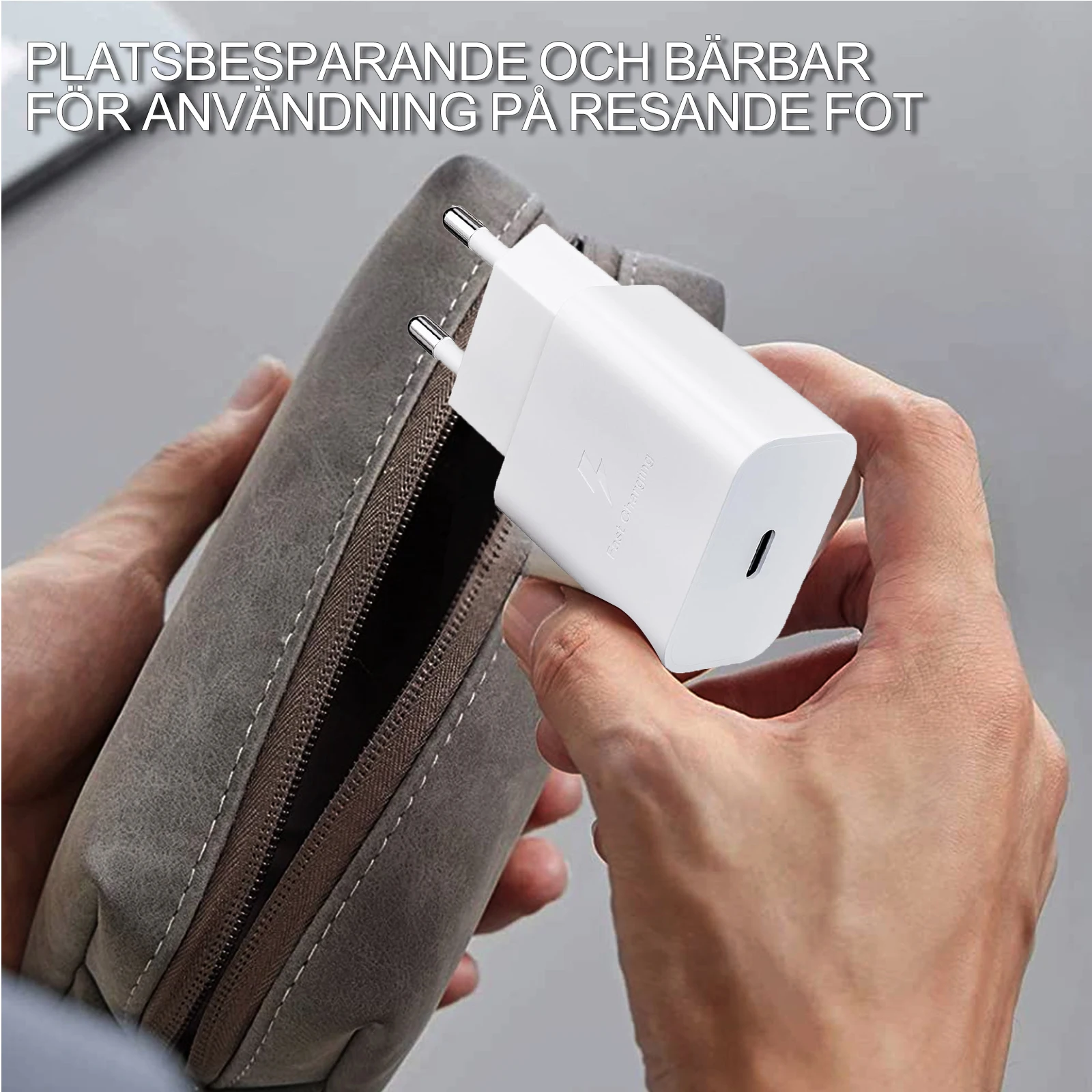 FasChageek Typ C 25W Charger Super Fast Charging Adapter With 1.5M USB C Cable For Samsung Galaxy S24/S23/S21 - náhled 5