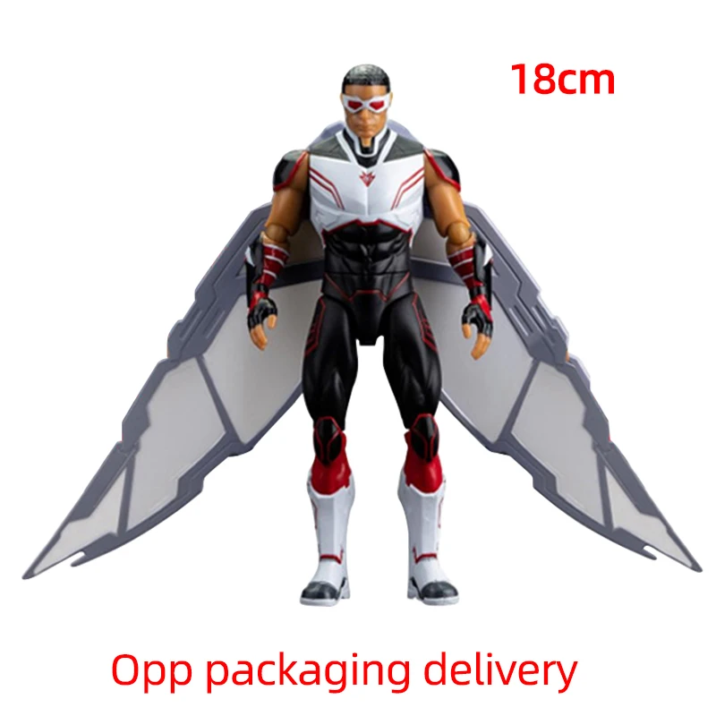 18CM Avengers Legends Figuur ZDTDS Originele Speelgoedset Spider Captain Miles Morales Thanos Ghost Iron Man Hulk MK Thor Falcon Pop