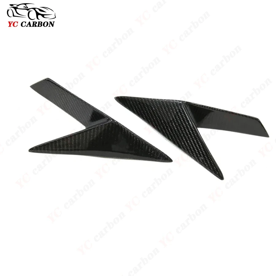 For Lamborghini Aventador LP700 LP750 Carbon Fiber Front Bumper Air Vent Cover Tuyere Wind knife Car Decor Body Kit