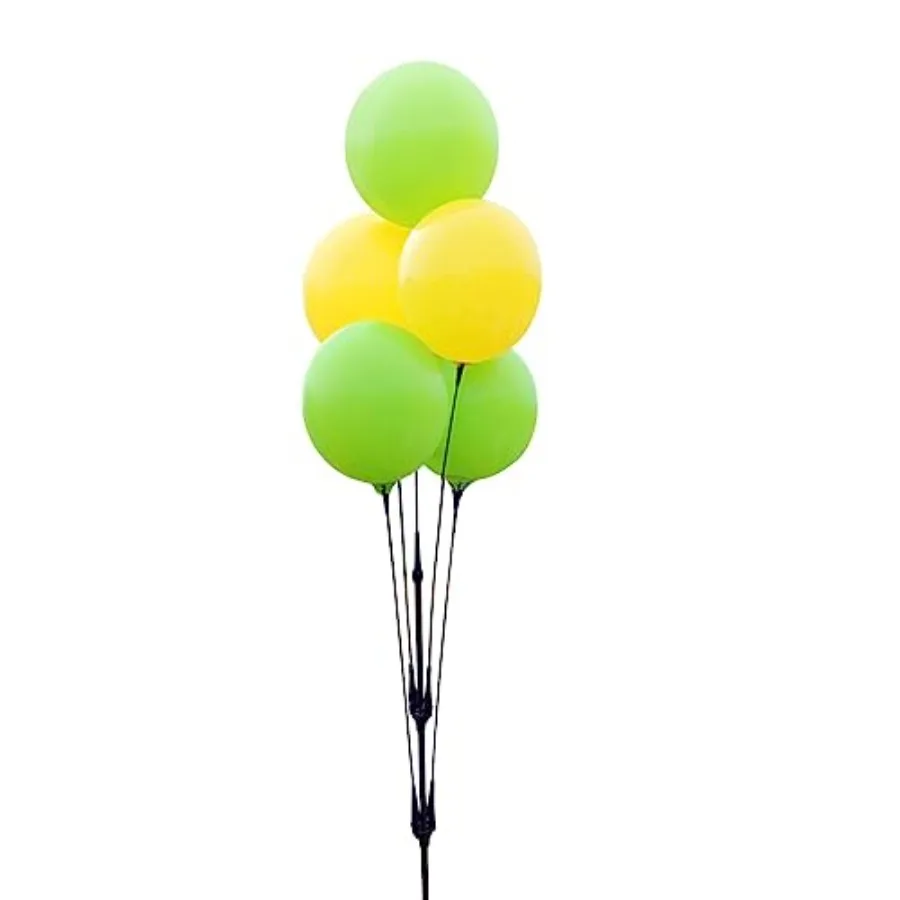 

BalloonBobber - Weatherproof Reusable Paneled Balloon Cluster Pole Kit - Helium Free Plastic Outdoor Balloons