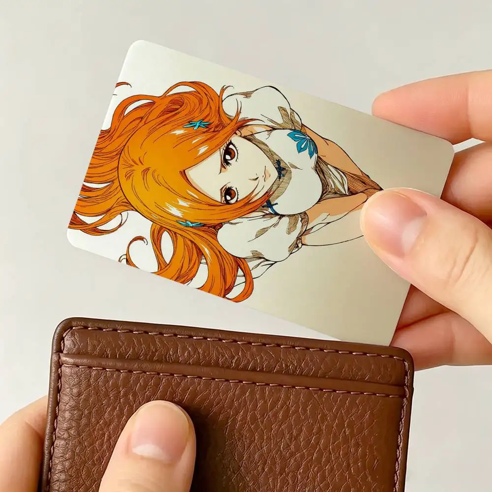 Inoue O-Orihime B-BLEACH  1Set 4Pcs Waterproof Card Skin Stickers for Credit Bus IC Cards view 3