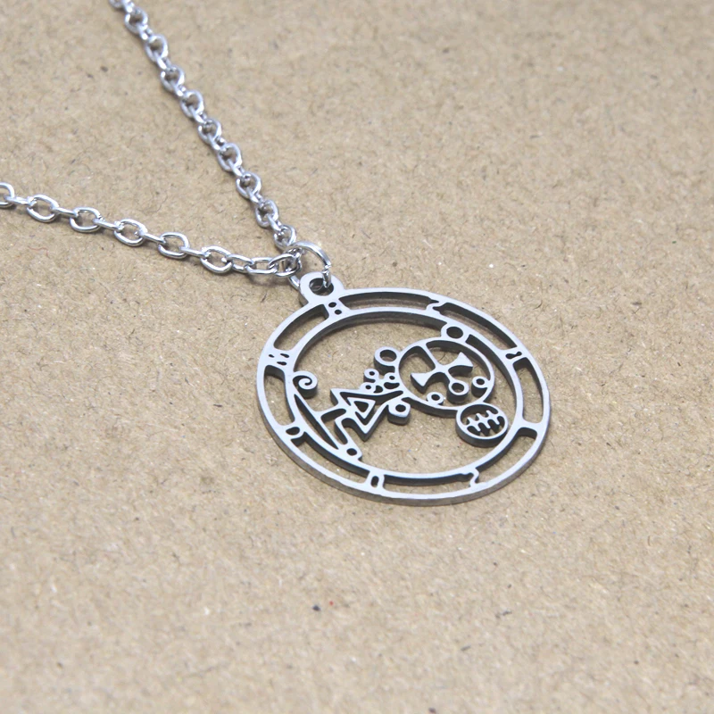 Amdusias Symbol necklace Ars Goetia king sigil Lesser Key of Solomon Seal kabbalah Goetia seal ritual necklace