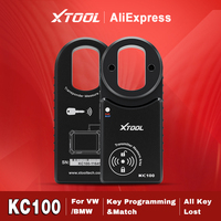 XTOOL KC100 Key Programmer Work With X100PAD3 X100MAX D8 D9 For VW 4&5th For BMW CAS1-CAS3 For Skoda IMMO MQB Key Matching Tool