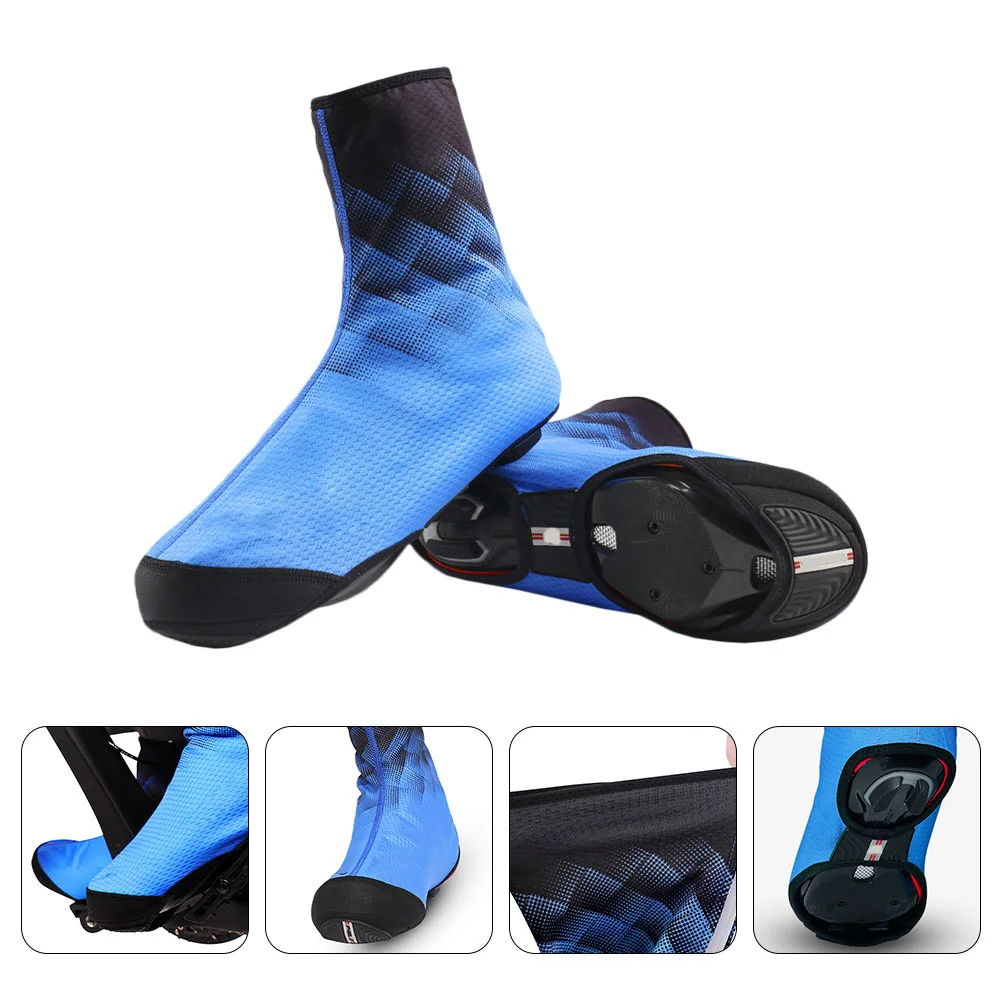 1Pair Waterproof Cycling Overshoes Winter Bike Shoe Covers Anti Slip Windproof Protection Shoe Covers Winter Shoes Cover