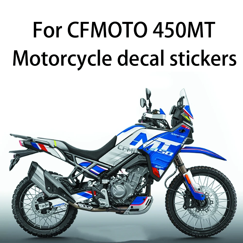 

450 MT Full Car Flower Version Decoration Sticker Anti Scratch Waterproof Fairing Pattern Decal Kit For CFMOTO 450MT Motorcycle