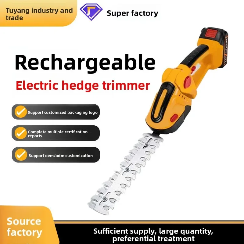 

Rechargeable Electric Hedge Trimmer Small Household Tea Tree Trimmer Portable Garden Trimmer