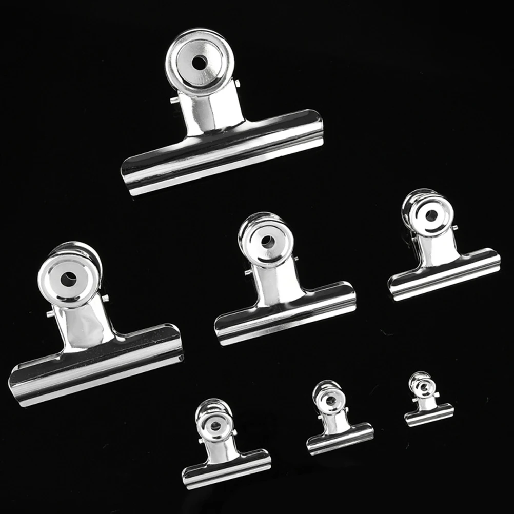 

30pcs Metal Clips Sealing Pegs Food Bags Storage Clamps Airtight Closure Snack Dry Fruit Bread Office Files Notes