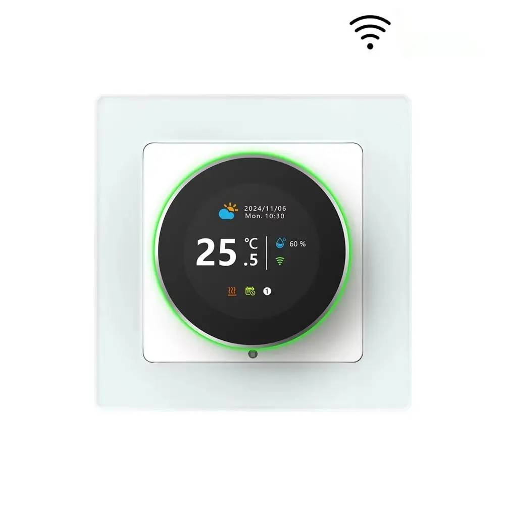 

Высокое качество Wi-Fi умная ручка термостат электрический отопление газовый котел регулятор температуры точный пластиковый домашний измеритель влажности