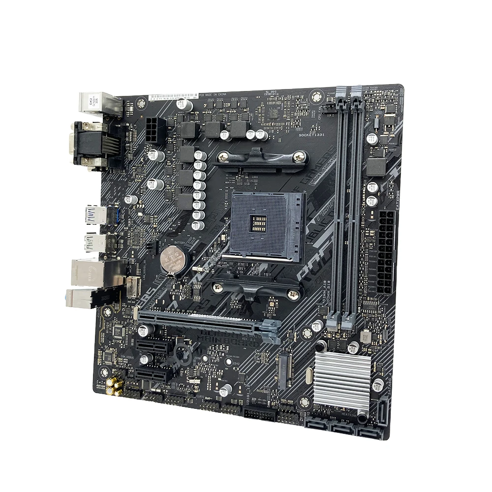 Imagem -03 - Motherboard Gl10dh Principal Placa Suporta Ryzen 1700 3700x Ryzen 2600x3500x3600 5500 com B450m-k Versão Bios Asus-b450