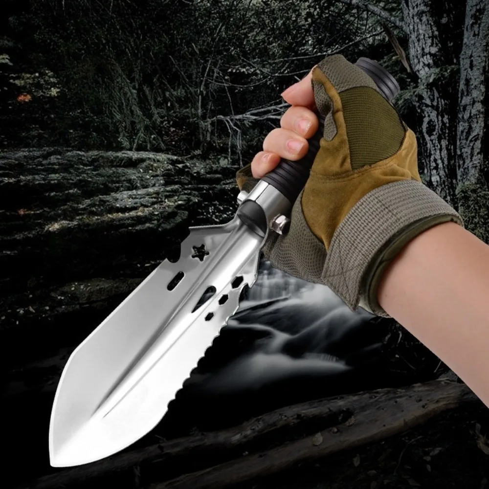 

Portable Multi-Tool Shovel Compact Hand Shovel for Gardening Camping Hiking Outdoor Emergency